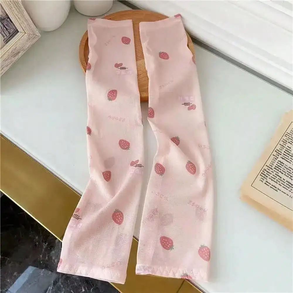 

Portable Sun Protection Ice Sleeve Floral Loose Version Sunscreen Sleeves Anti-UV Breathable Cycling Sleeves