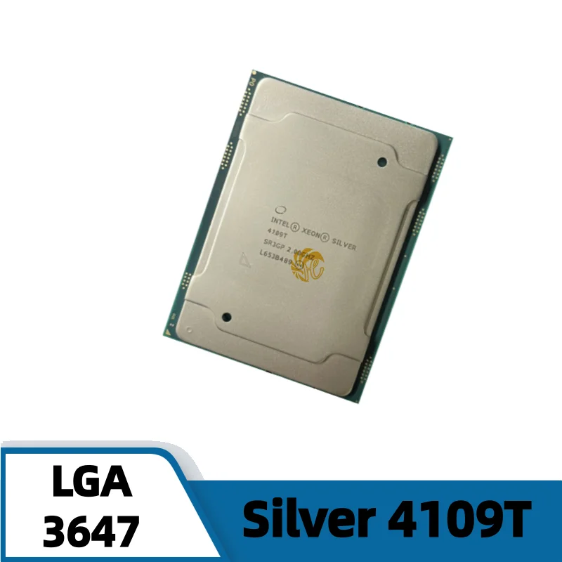  Xeon Silver 4109T CPU 2.0GHz 8-Cores 16-Threads 11MB 70W DDR4 LGA3647 for C621 Server Motherboard Silver4109T