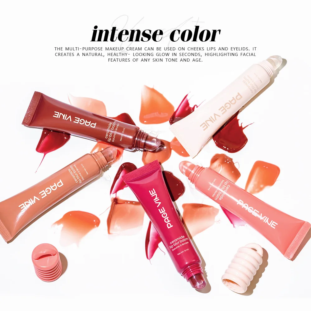 Lip Balm Phone Case Lip Gloss Moisturizing Liquid Lipstick Toast Espresso Raspberry Jelly Transparent Lip Glaze Transparent Lip view 3