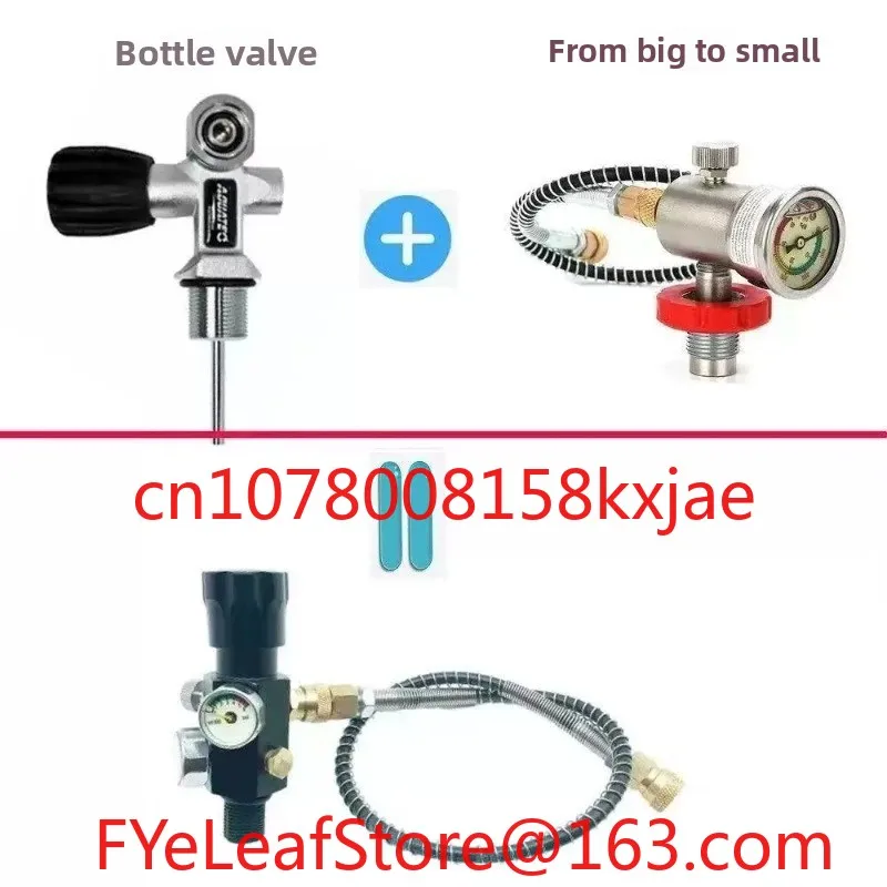 

High Pressure Pump 30mpa Quick Pressure Reducing Valve External Pressure Gauge Control Valve Manual M18 * 1.5