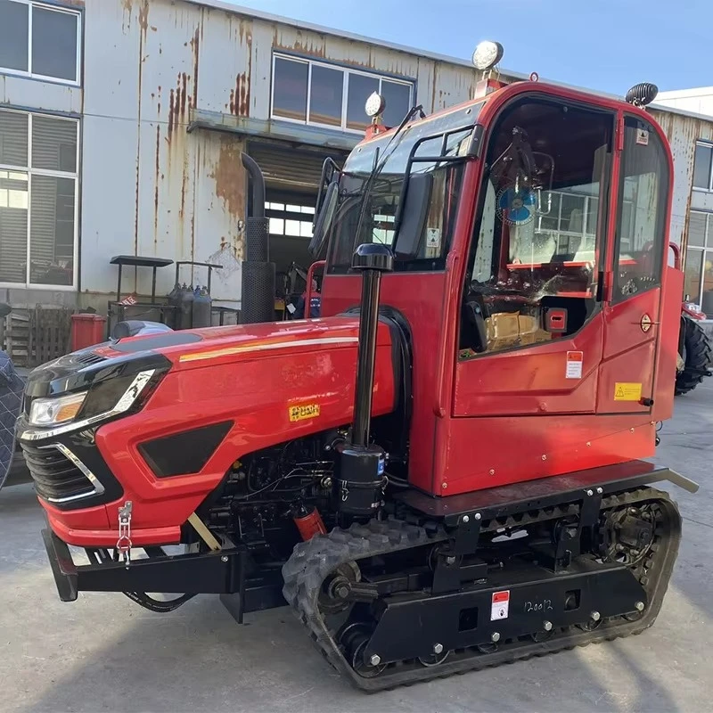 Industrial Crawler Tractor High Strength Multifunction Farm Use Good Price Rotary Tiller 50HP 60 Crawler Tractor