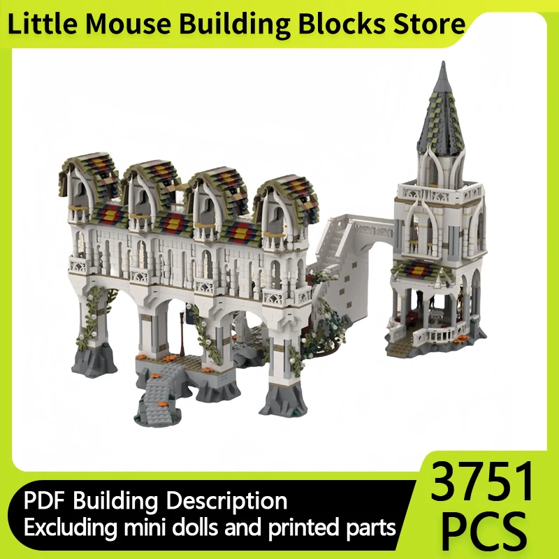 

Ring Movie Model MOC Building Bricks The Last Town By The Sea Modular Technology Gifts Children Toys Suit Holiday Assemble