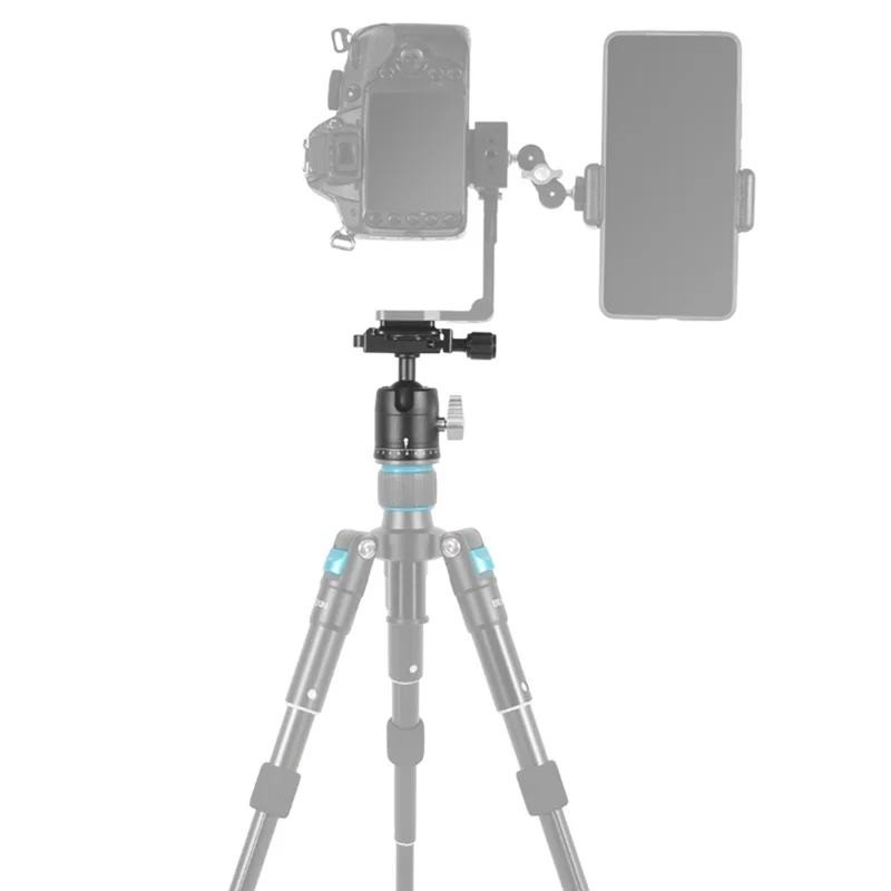 【Buy Now】1/4" Quick Release Plate Ball Head Tripod With 360 Degree Panoramic Rotation For Professional For DSLR Cameras