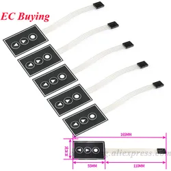 1Pc-20Pcs 1*3 Keys Membrane Switch Matrix keyboard Monitor Switching Keypad Control Panel 1x3 Integrated Circuits 3Key 3 Keys