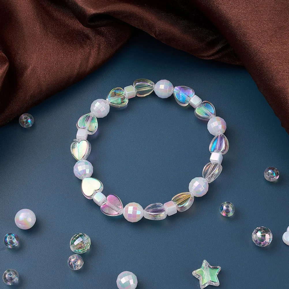 

DIY Jewelry Beads Acrylic for Necklace Earrings Bracelet Making Crafts Accessories Smooth Skin-Friendly Durable Safe
