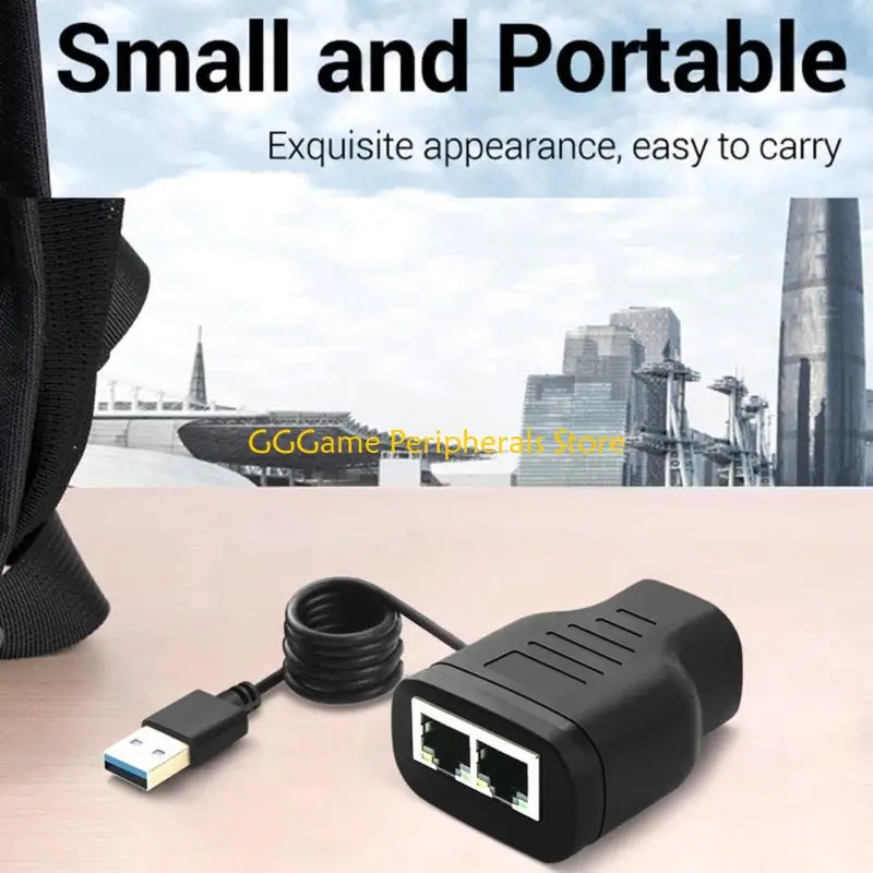 U55B RJ45 الفاصل 1 إلى 2 طريقة RJ45 أنثى الفاصل LAN موصل شبكة إيثرنت #5