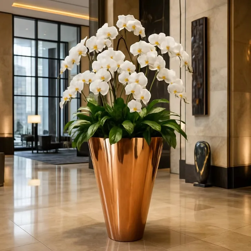 

Custom Outdoor and Indoor Stainless Steel Metal Flower Planters/pot