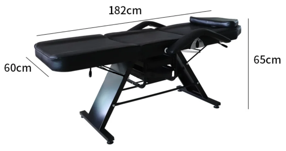 Multi Function Hair Salon Massage Tables Beds Facial Chair Reclining Beauty Spa Folding Bed