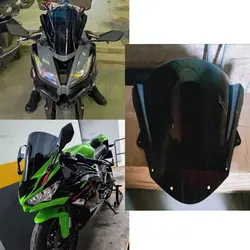 For Kawasaki NINJA ZX6R ZX-6R 636 2009 2010 -2017 2018 2019 2020 2021 2022 2023 Double Bubble Windscreen Screen Wind Windshield