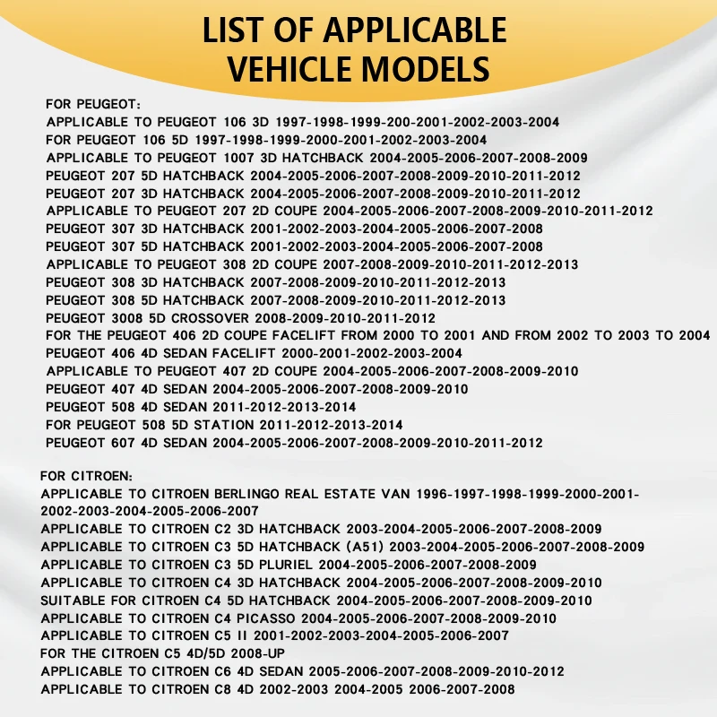 2x سيارة الخلفية 18 LED مصلحة الارصاد الجوية رقم الترخيص لوحة ضوء مصباح 6000K لبيجو 106 207 307 308 406 407 لسيتروين C3 C4 C5 C6 C8 #6