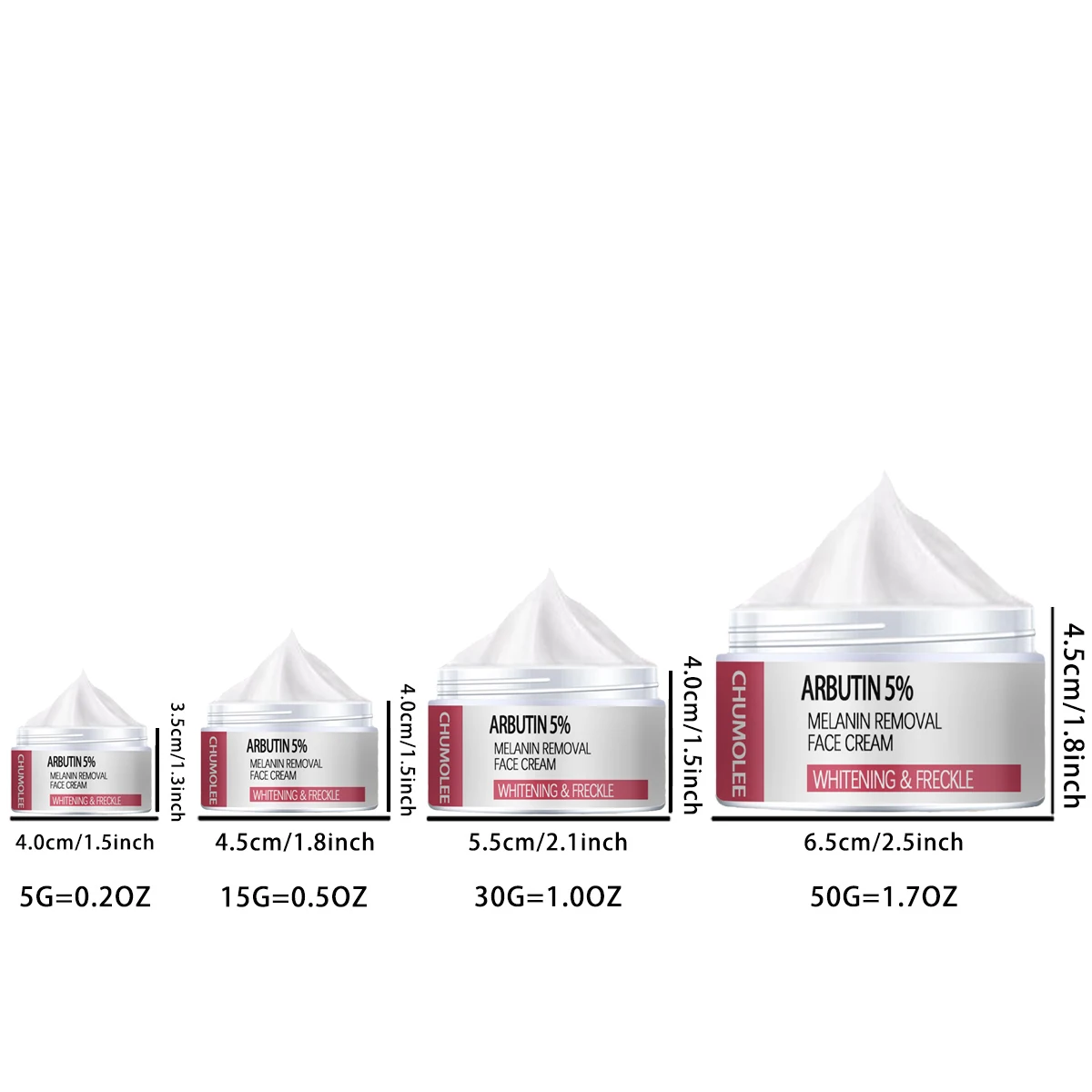 أربوتين 5% ميلانين يزيل كريم الوجه ويقلل البقع ويقليص المسام ويضيء لون البشرة ويحكم في الزيت