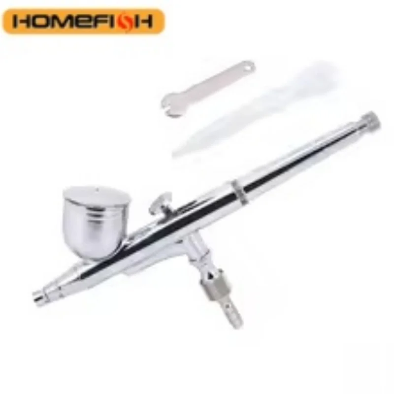 Airbrush Model SD130 Multi-Purpose Dual-Action Gravity Feed Spray Gun Set For Spray Auto Graphics Art Crafts Tattoos Cake