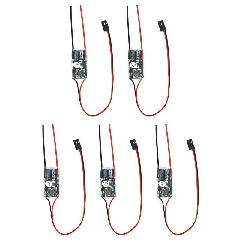 5x-ubec-5v-bec、完全シールド構造、ノイズ対策機能付きスイッチングレギュレーター。fpv-rcドローン用受信機電源供給装置（5a）-y41a