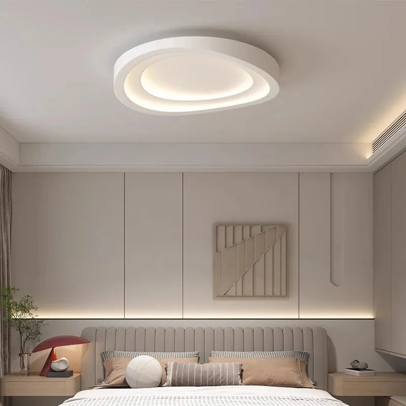 

Nordic Modern Bedroom Ceiling Light Home Decorate Creative Minimalist Living Room Lamp Study Room Circular LED Lighting Fixtures
