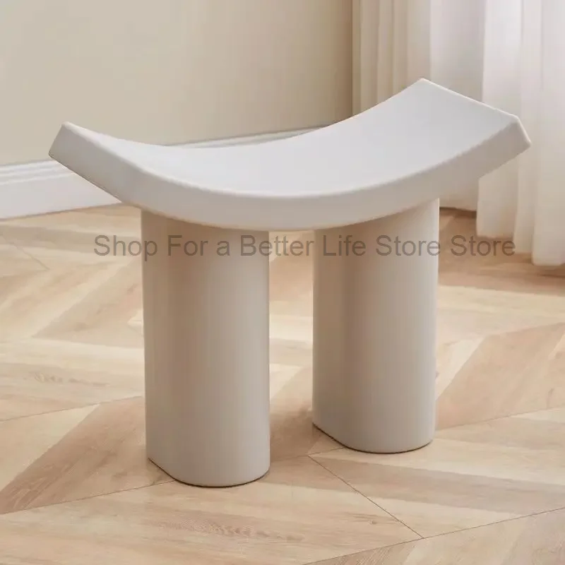 

Nordic Plastic Sofa Long Stool For Shoes Stool Home Door Simple Small Stool Hot Style Small Flying Elephant Living Room Bedroom