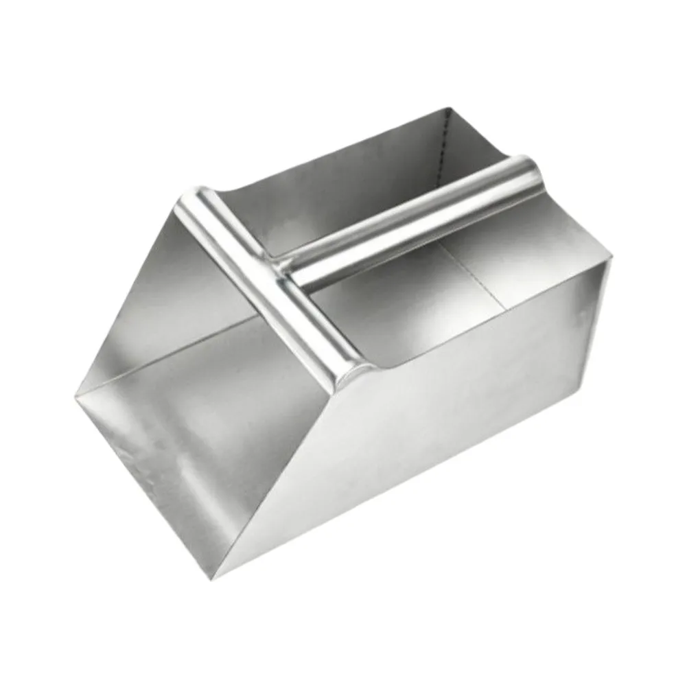 Stainless Steel Shovel for Feed Distribution Soil Sampling and Waste Sorting Tasks Resistant Blade and Handle Junction