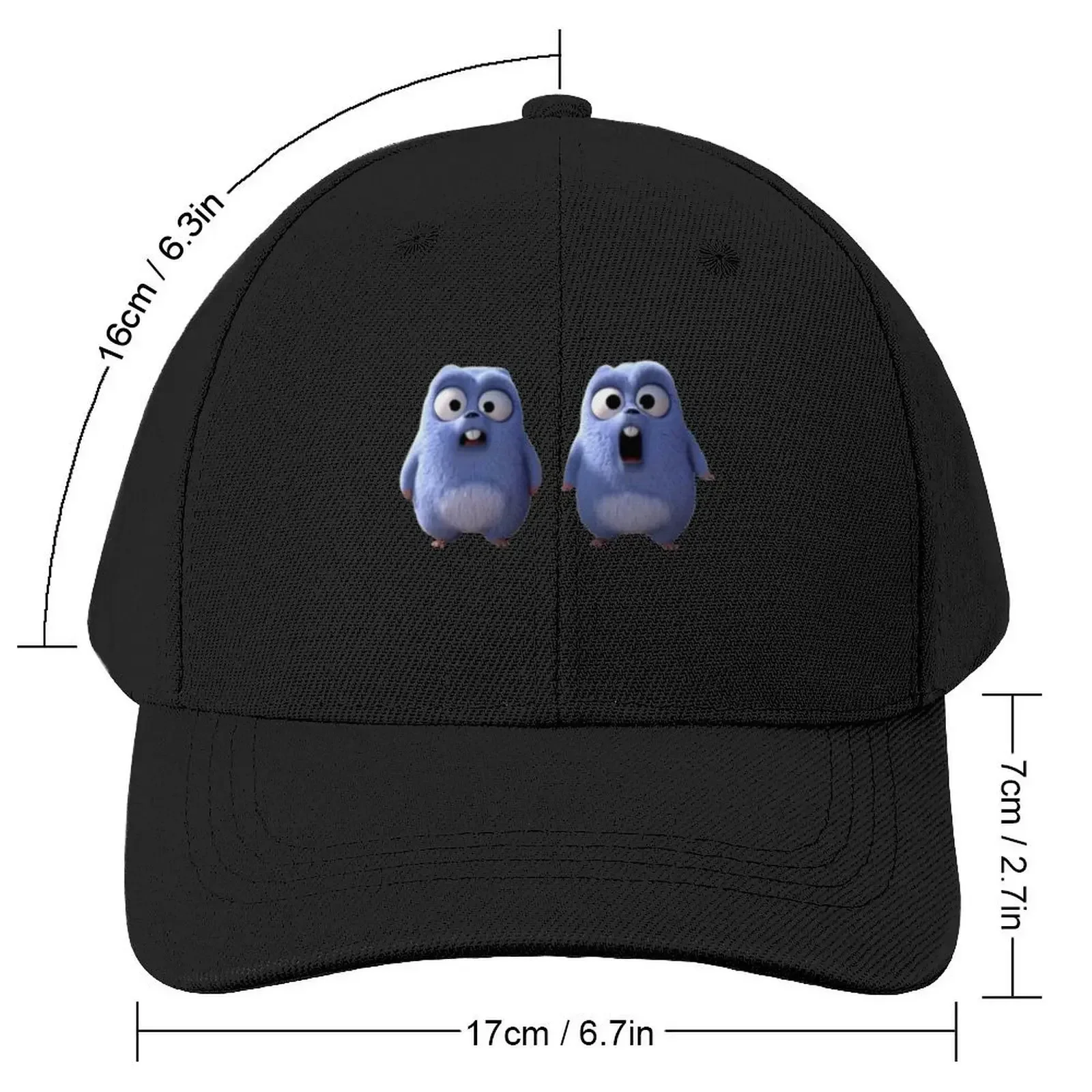 two lemmings surprised Baseball Cap Golf Hat Man Fashion Beach Brand Man cap Men Caps Women's