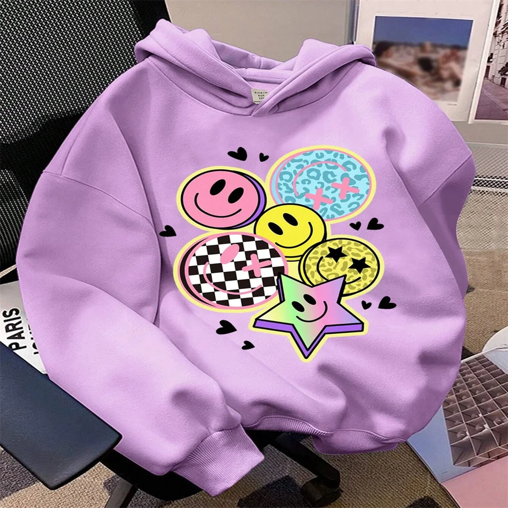 Cartoon Pattern Hoodie Casual Versatile Y2k Clothing For Work Commuting Daily Casual Clothing Warm, Comfortable And Fashionable