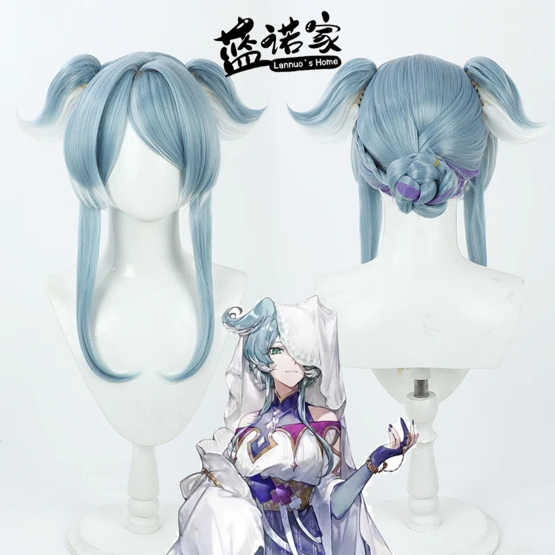 Virtual YouTube Vtuber Elira Pendora Cosplay Wig Halloween Carnival Party Props Synthetic Hair Heat Resistant Fiber + Wig Cap