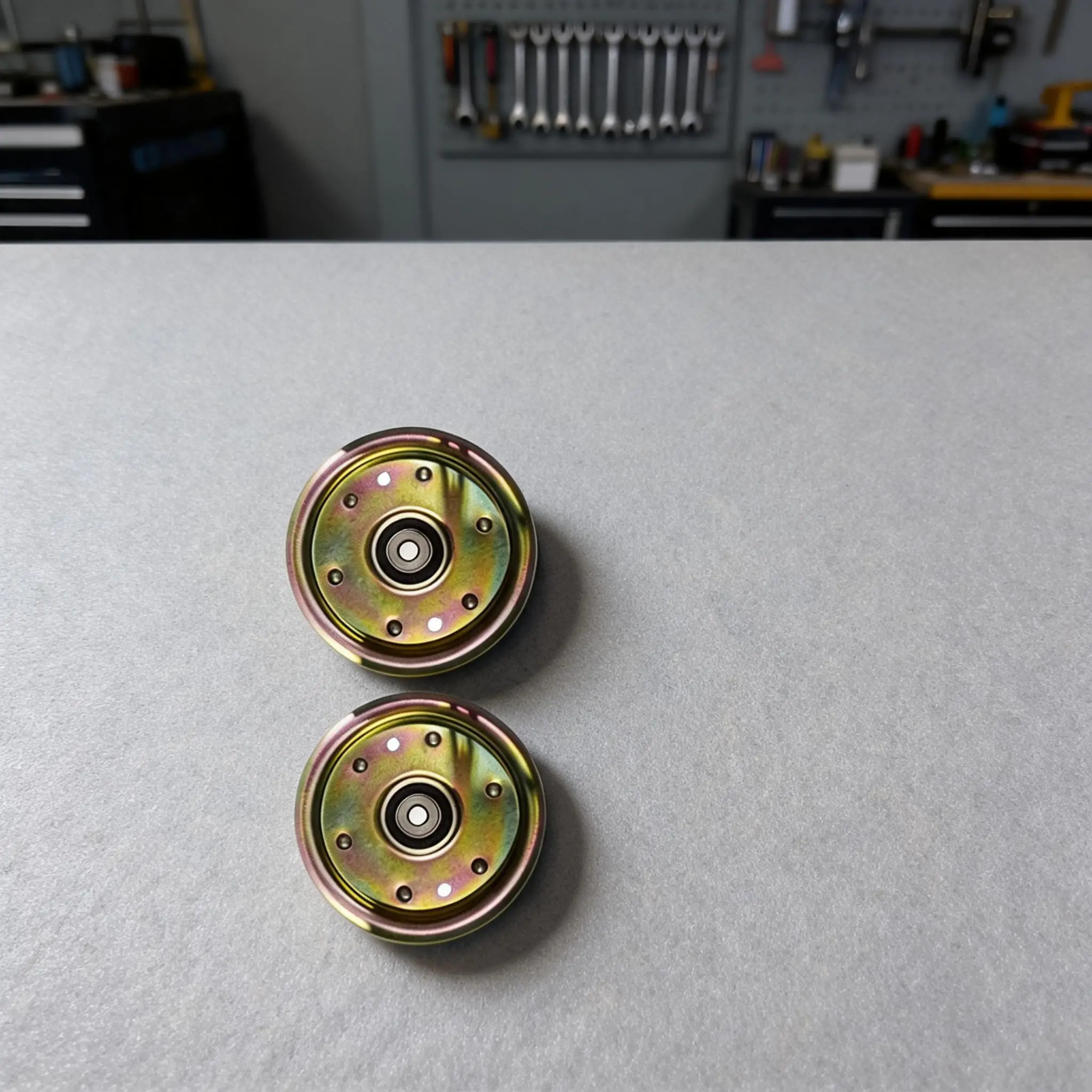 

Flat Idler Pulleys For Lawn Mowers Compatible With Multiple Models 956-04129, 756-04129B, 756-04129C, And 753-08171
