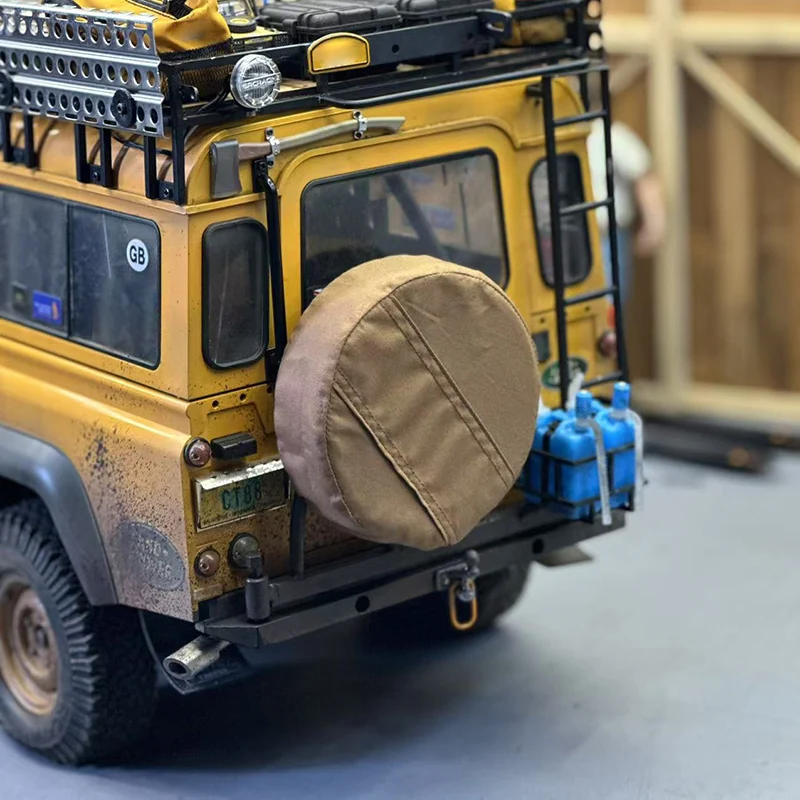 Mini Cloth Spare Tire Cover for 1/8 1/10 RC Crawler Car Traxxas TRX4 Defender AXIAL SCX10 RC4WD RTG KM Accessories