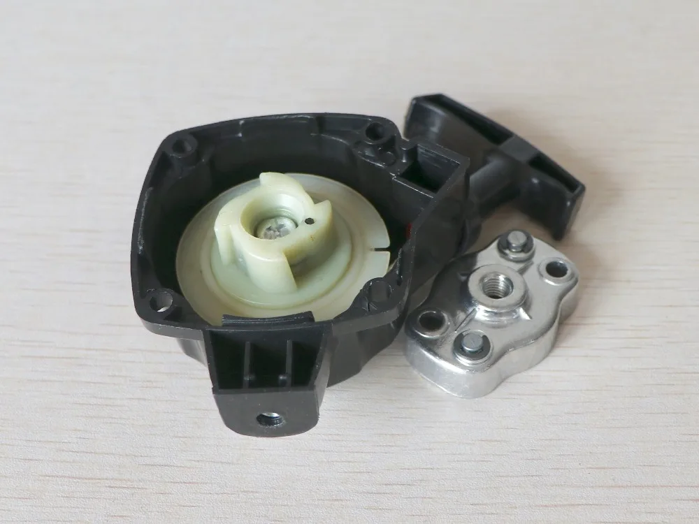 Recoil Easy Starter with Pulley Plate Fit Brush Cutter Garden Tool 26CC 1E34F 32F 23CC Grass Strimmer Engine