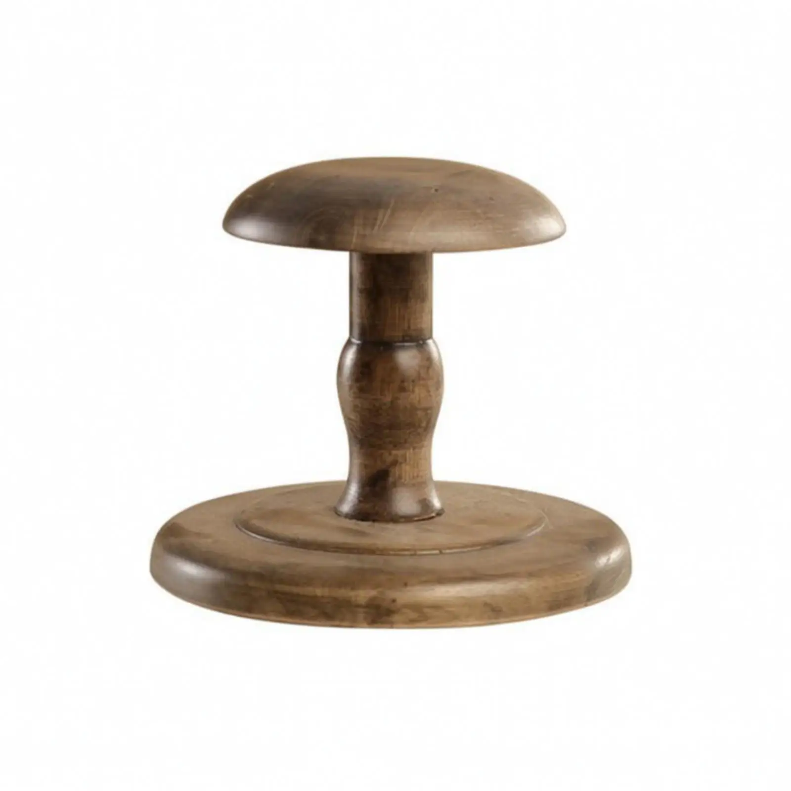 Wooden Hat Stand Holder for Caps Hats Helmets Display Rack Tabletop Storage for Shop Counter Showcase