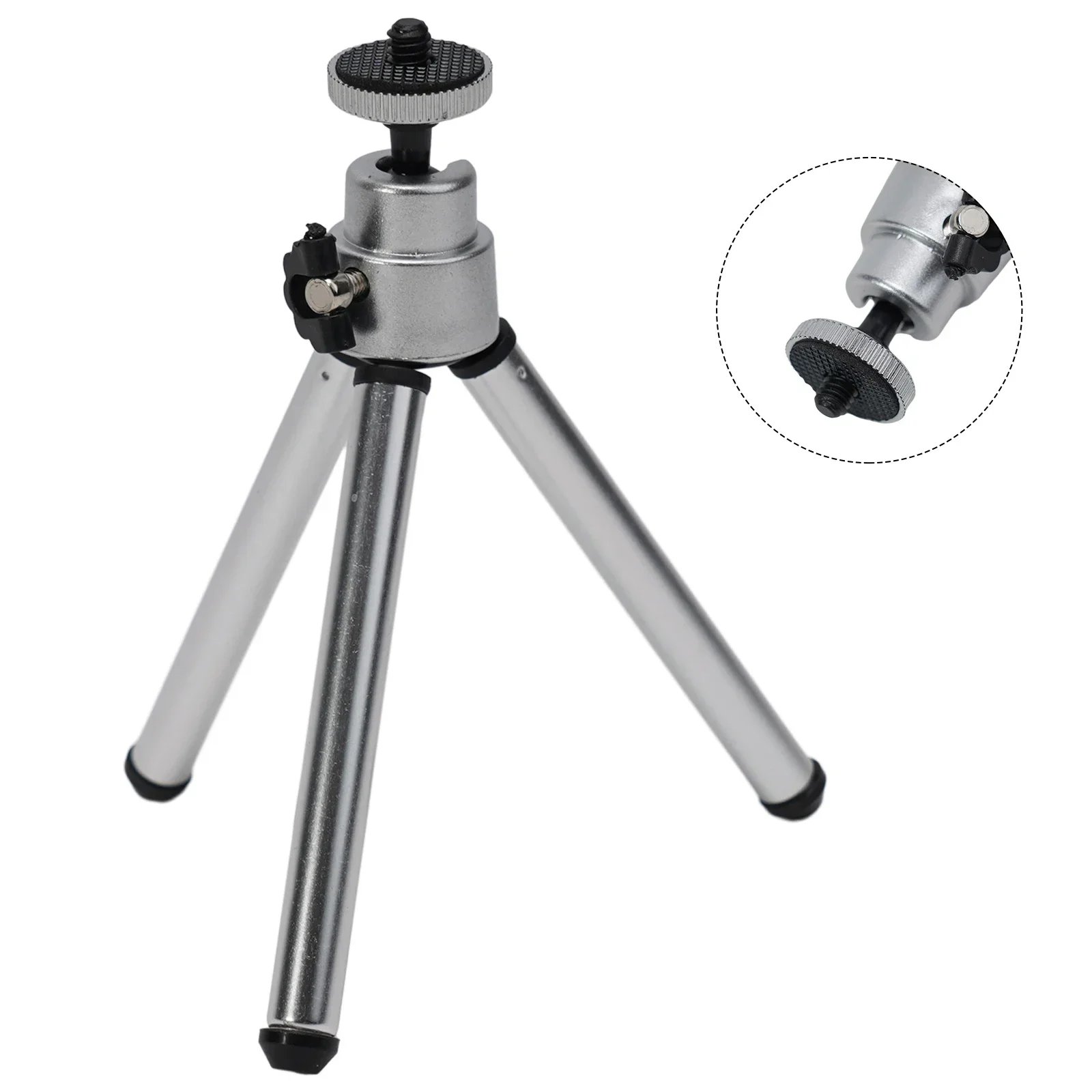 Mini Tripod Stand For Projector Camera And Mobile Phone Hard Plastic And Aluminum Construction Provides Stability And Support