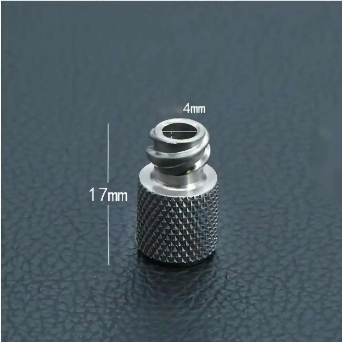 Stainless Steel Female Luer Lock Cap / Luer Lock Syringe Cap - Liposuction Cannulas & Accessories