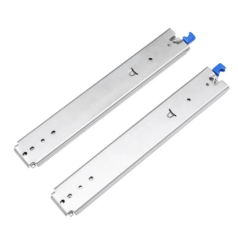 Heavy Duty 227kg Locking Drawer Draw Slides Glide Rails Industrial Runners Furniture table hardware accessories 1600mm