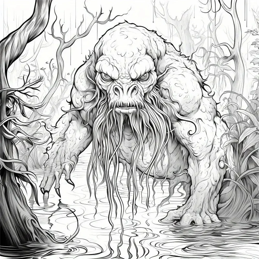 Книга-Раскраска с двойными страницами, 20 страниц