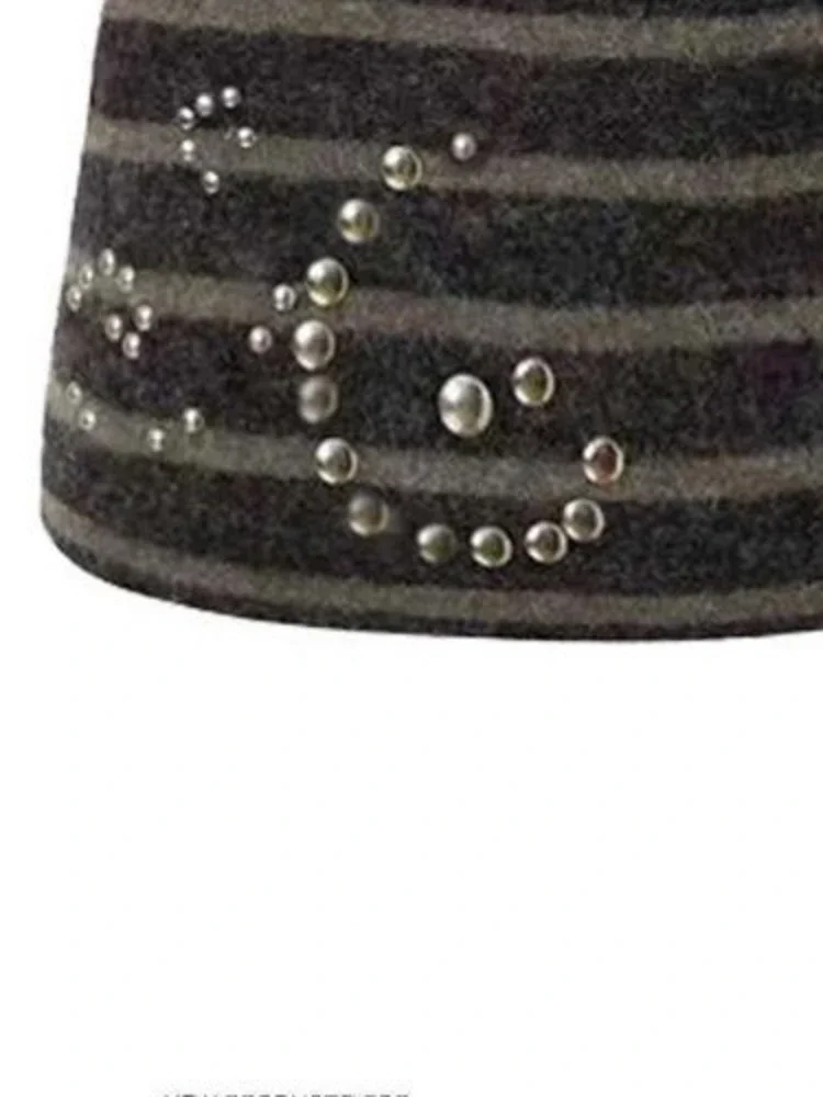 Cintura alta vintage mini saia harajuku grunge contraste cor lápis faldas y2k estética feminina sexy listra strass saias