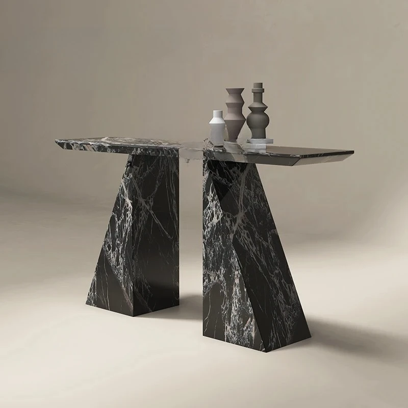 atmospheric luxury stone Italian style strip entry entrance platform light  natural marble