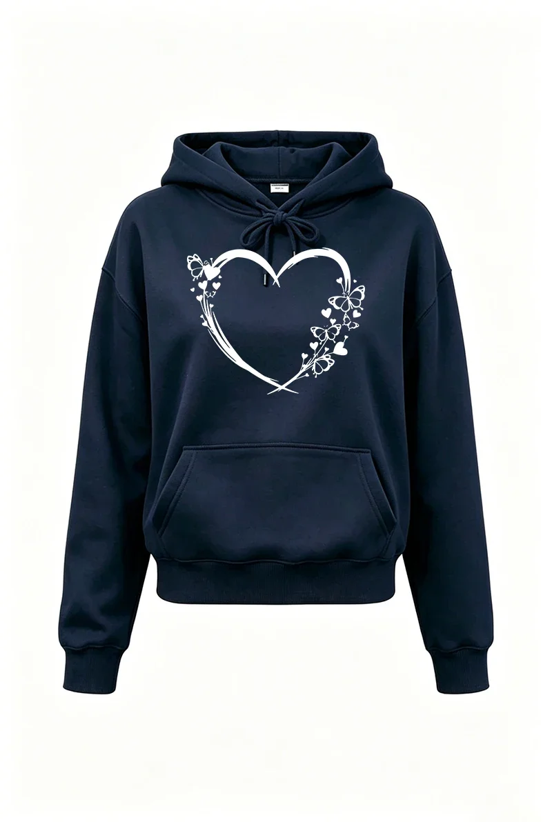 Herbst-Winter Vielseitige Streetwear Hoodie-Hosen Damen-Outfits Lässiger Kapuzenpullover Sportbekleidung Outdoor-Sport Jogging-Kleidung – Detail 6