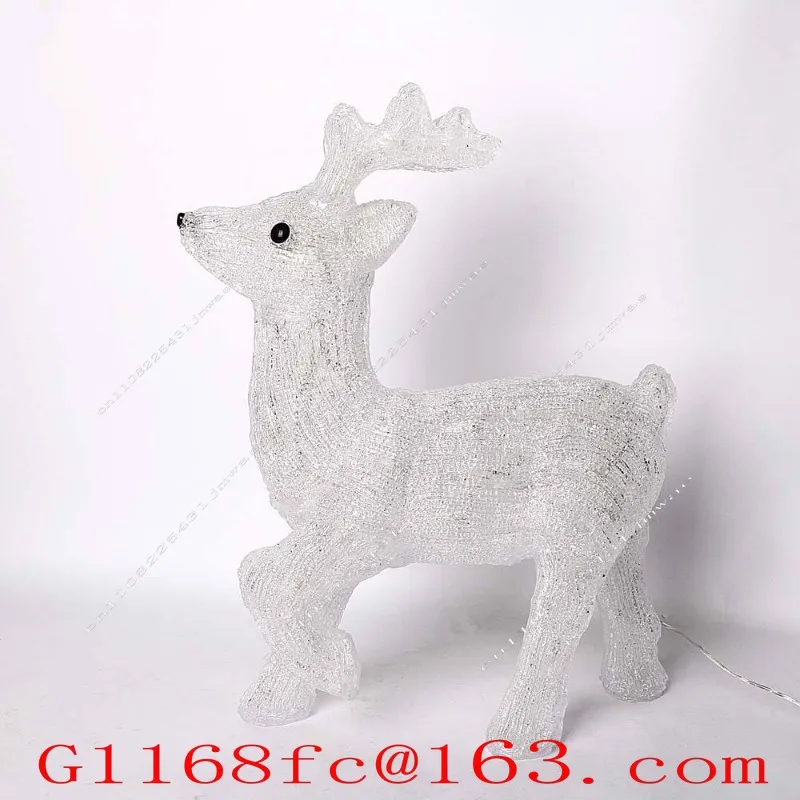 Acrylic Deer Light Christmas Decorations and Cold White Light Wedding Parties Prefer Birthday Christmas Gifts