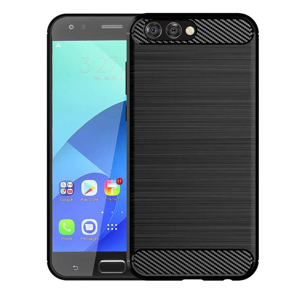 Case For ASUS ZenFone 4 ZE554KL Case Silicone TPU Shockproof Carbon Cover for ASUS Zenfone4 Max 5.5 ZC554KL Funda Capas Coque