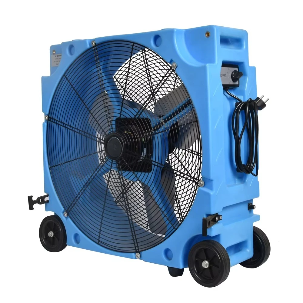 

Commercial Industrial Workshop Axial Flow Fan Electric Drum Rotary Mold Plastic Shell Supported Custom Work Area Blower