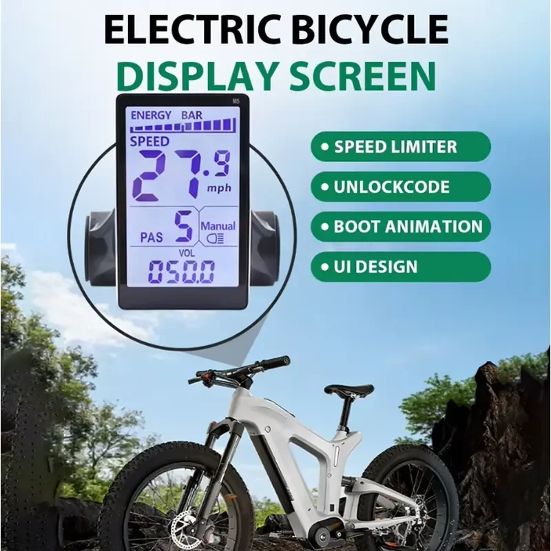 Bicycle Speedometer Cadence Sensor Bike Computer Heart Rate Smart Electronic Outdoor Cycling Odometer Rainproof