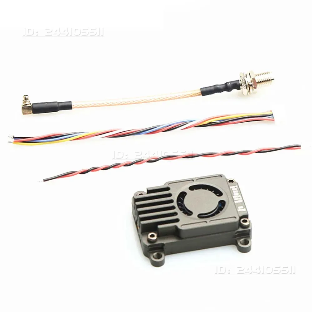 

4.9G/5.8G/6G 72CH 3W VTX Video Transmission Module 7-36V CNC Heat Sink OSD MMCX Antenna for RC FPV Racing Drone Long Range Part