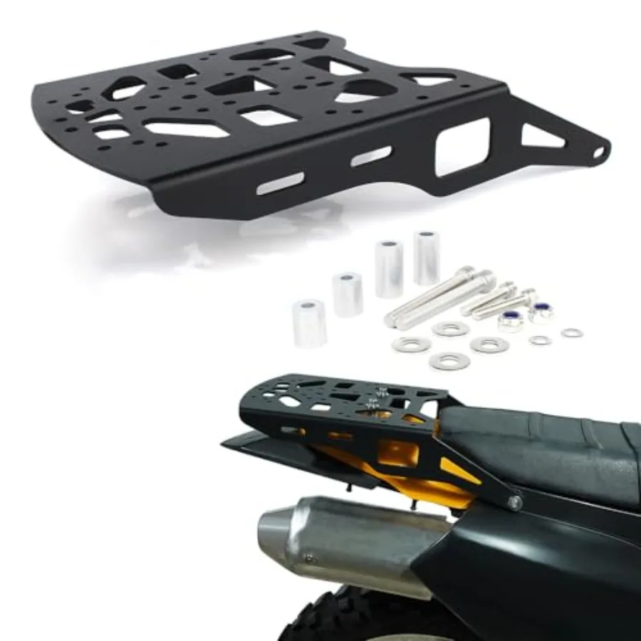 

Luggage Rear Rack Fit for KLX300 20092023 KLX300SM KLX250 20092023 KLX250S KLX250SF Motorcycle Luggage Rack with Durable Alumin