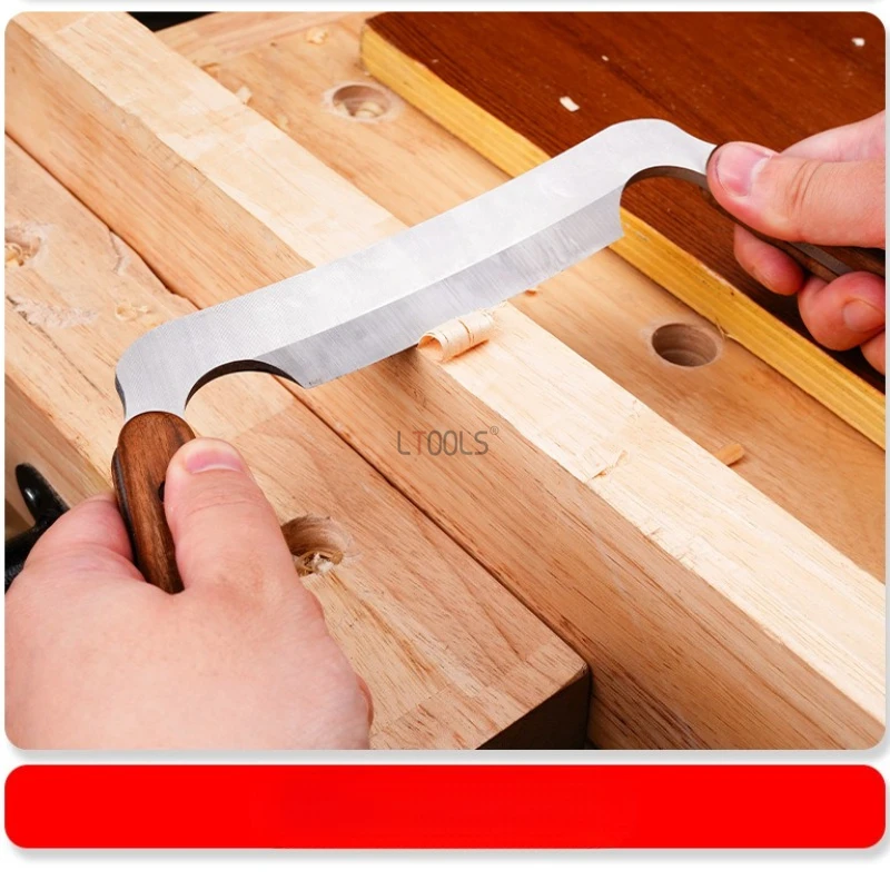 Drawing Knife Multifunctional Wood Cutting Knife Scraper for Removing Bark Carpenter Trimming Scraper High-speed Steel Carpenter