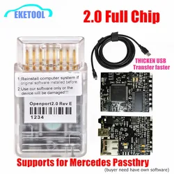 A+ Tactrix Openport 2.0 ECU Chip Tuning Tool Volledige Chip Open Poort ECU Flash OBD2 Connector Voor Mercedes Voor Benz Multi-merk Auto's