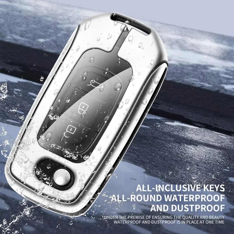 Funda de Aleación de Zinc para Llave de Coche Renault Megane, Captur, Arkana, Clio 4, 5, Kwid, Sandero, Stepway, Logan 2021, Accesorios para Coche