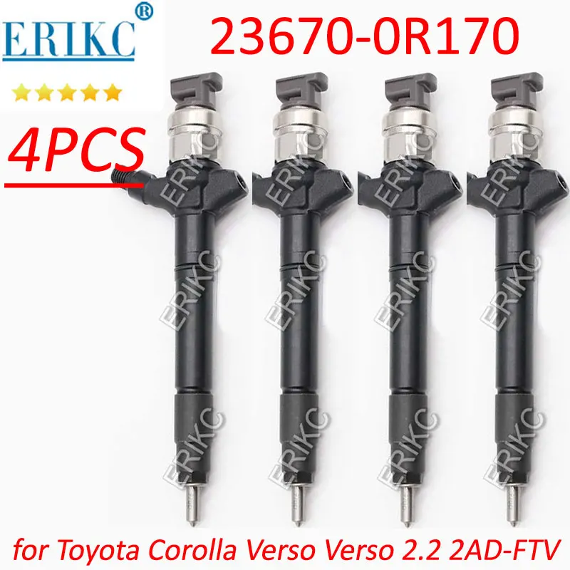 

23670-0R170 Diesel Fuel Injector Nozzle 236700R170 Common Rail Injection 23670 0R170 for Toyota Corolla Verso Verso 2.2 2AD-FTV