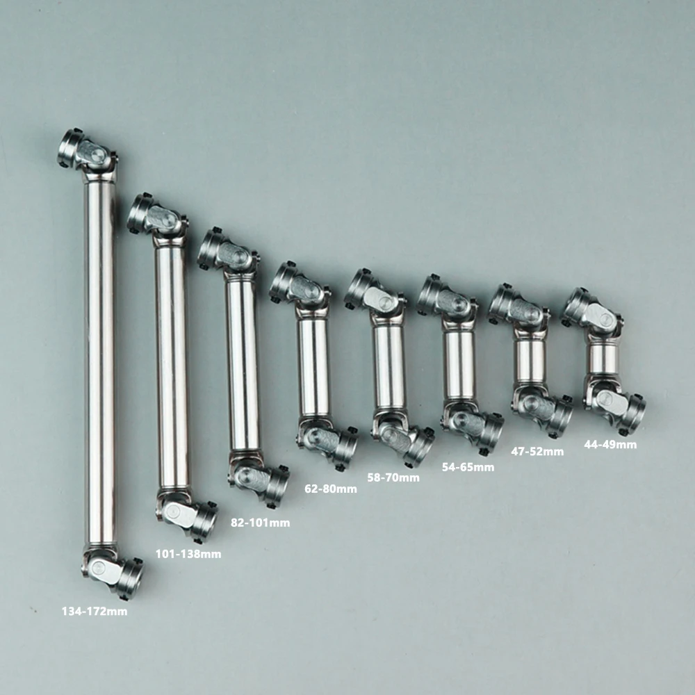 

1PCS Metal 44-172mm Transmission Drive Shaft Universal Joint for 1/14th Scale Tamiya RC Trailer Tractor Truck Car Upgrade Parts