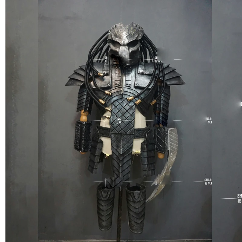 

Jag Warrior Armor Косплей Хэллоуин инопланетянин костюм хижака Бар Хэллоуин костюм для вечеринки Jag Warrior Armor Косплей Хэллоуин alie