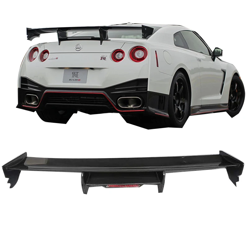 

Nismo style Carbon Fiber Rear Trunk Spoiler Wing Body Kit For GTR R35