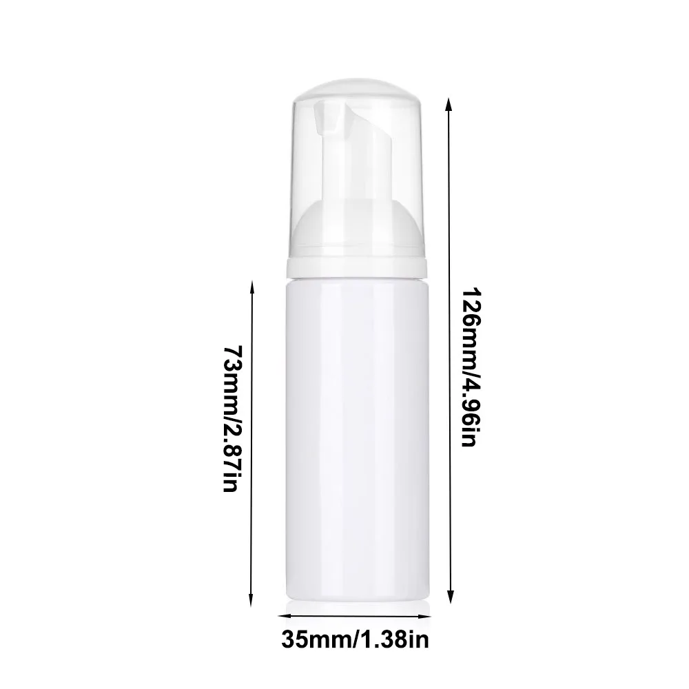 Portable 30/50ml Foam Pump Bottle Clear Plastic Foam Bottle Empty Bottle Travel Cleaning