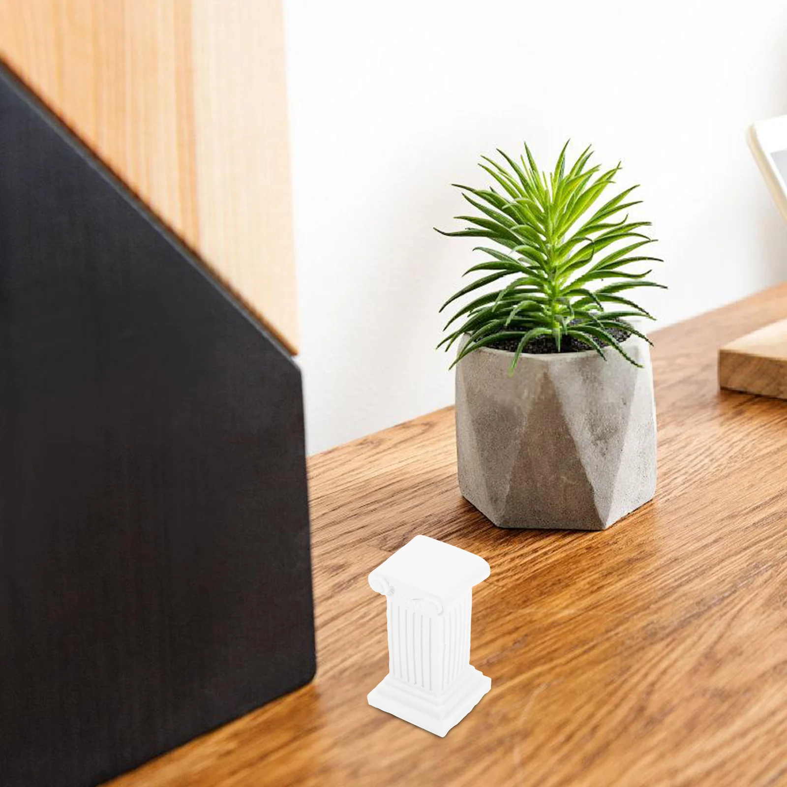 

Гипсовая римская колонна, статуя, гипсовый держатель, настольный дзен, садовый инструмент, свадебное украшение, кашпо, мини-белая скульптура