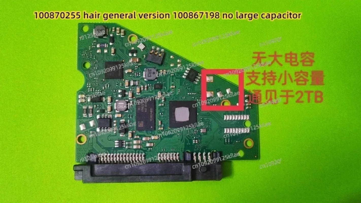 New Seagate, Circuit Board 100870247 REV A Tested, Has Large Capacitance, Supports Large Capacity